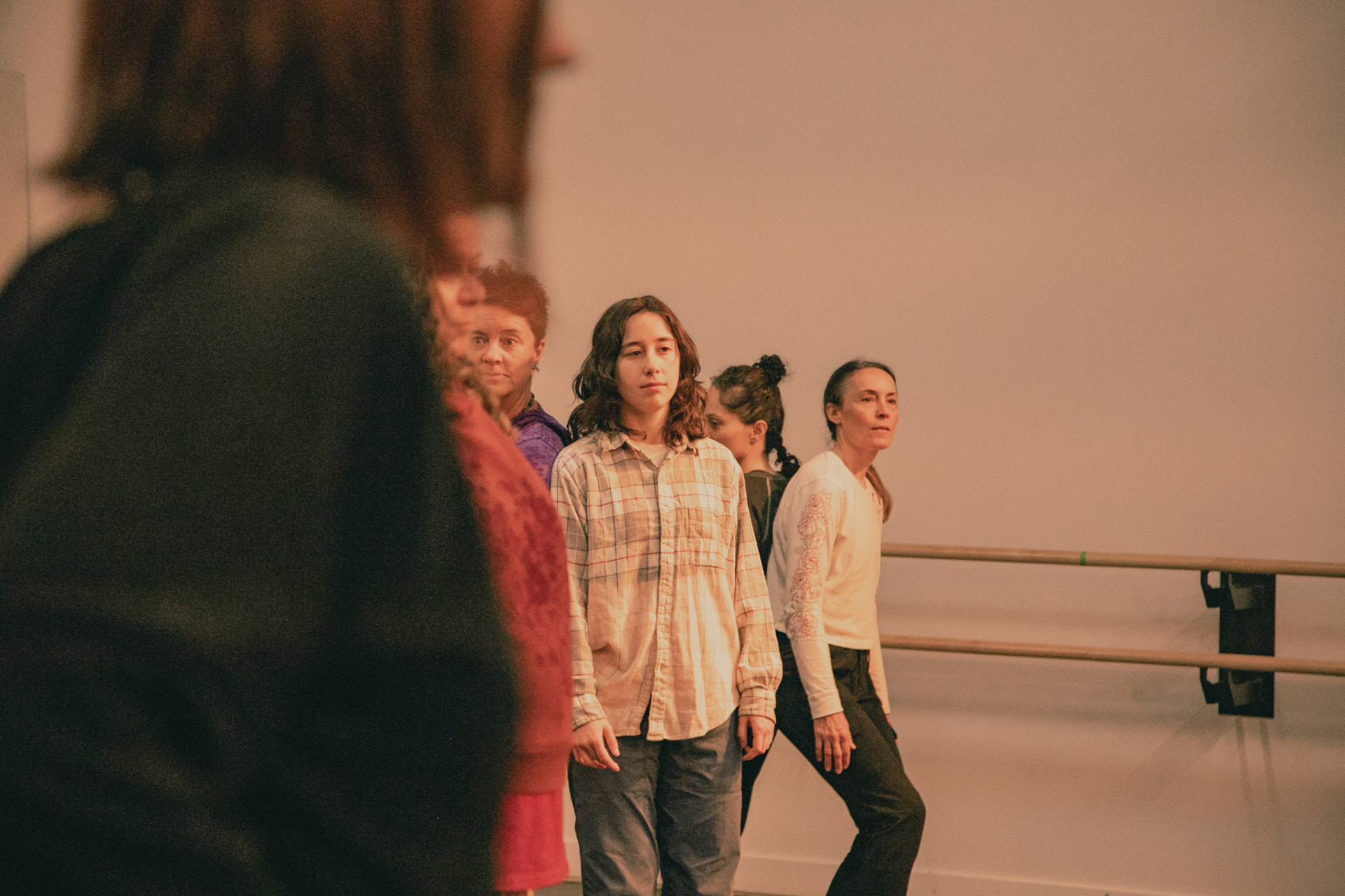Walking score — the group crossing the room