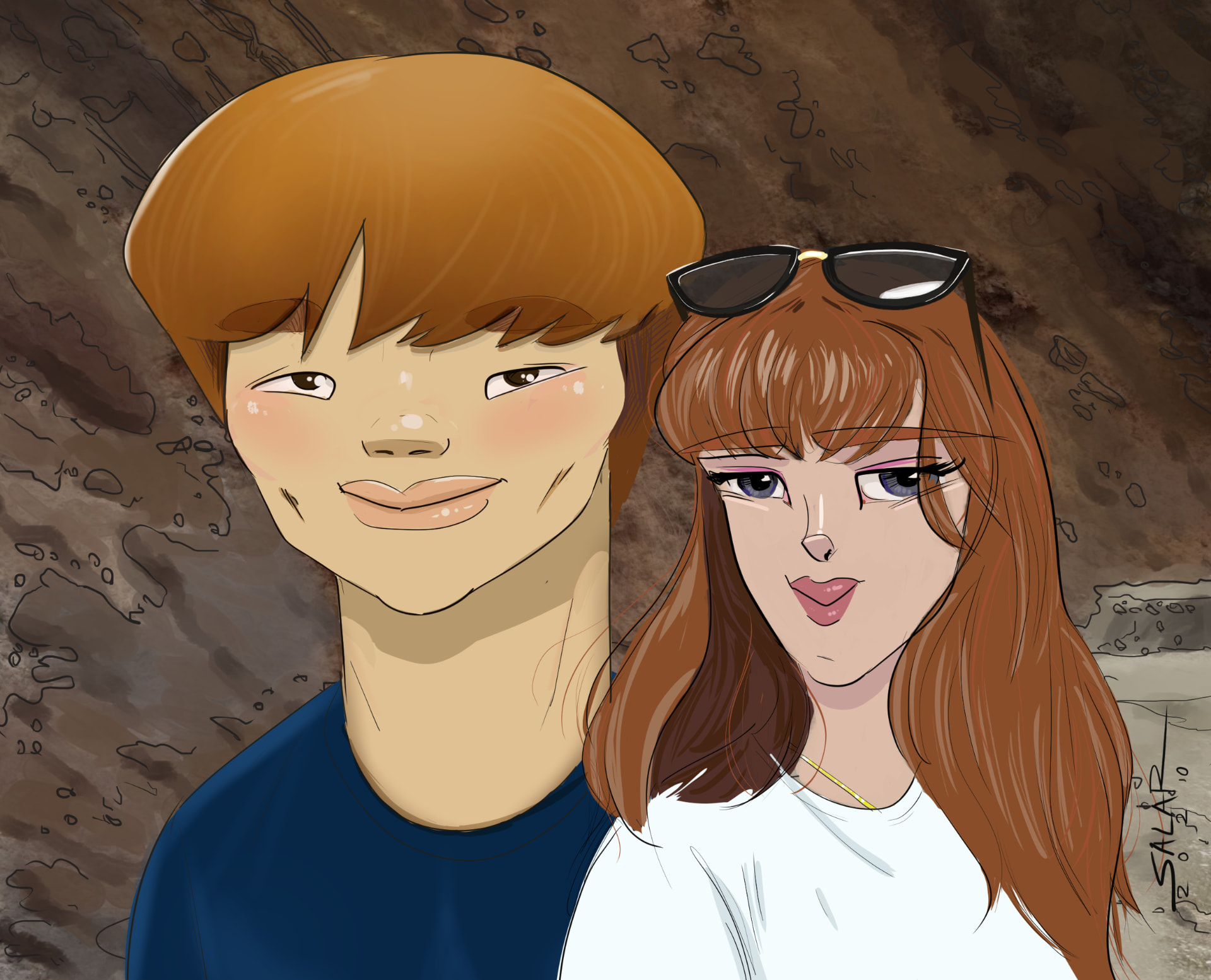 Couples caricature
