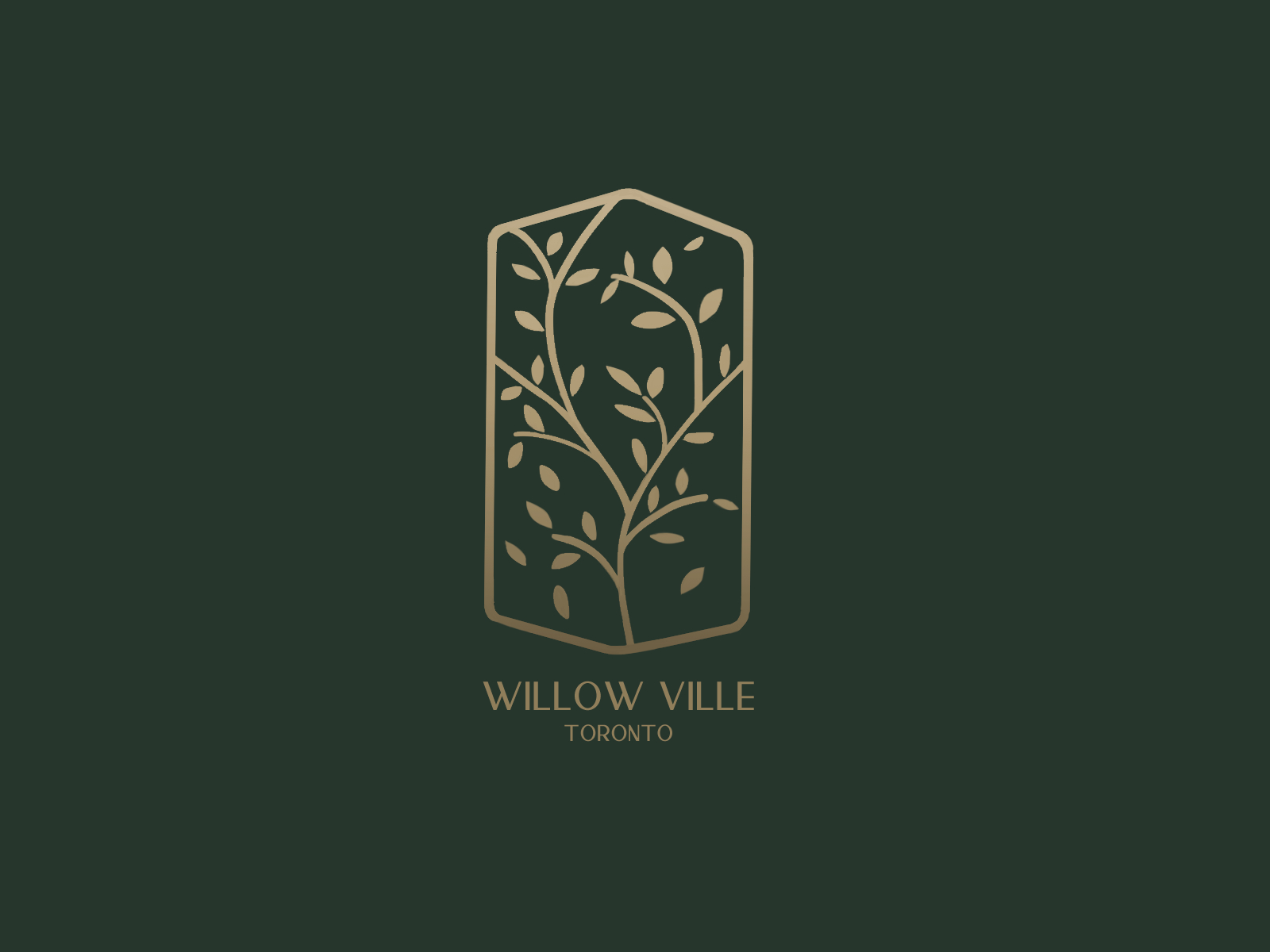 Willow Ville Toronto logo design by Salar Salahi